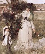 Berthe Morisot, Detail of Hide and seek